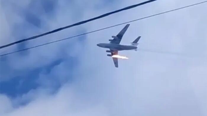 NextImg:Another Il-76 Military Transport Plane Goes Down In Russia