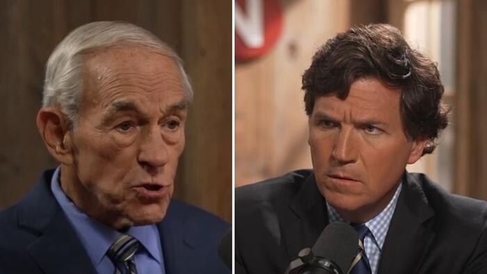 NextImg:"I Believe In The Black Swan": Ron Paul And Tucker Talk Ukraine, US Interventionism, And 'The Most Important Thing'