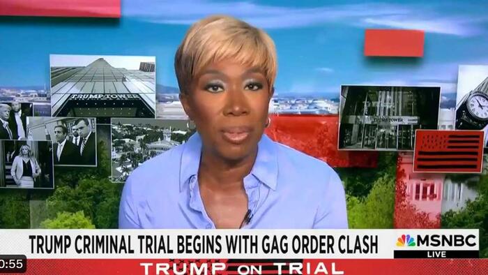 NextImg:MSNBC's Joy Reid Suggests Trump Trial Is A Form Of Racial Revenge