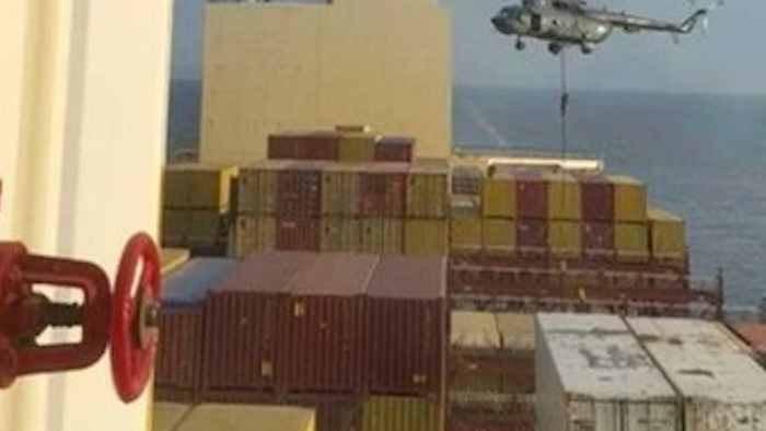 NextImg:Middle East Crisis: Container Ship Hijacked Near Strait Of Hormuz Amid Soaring Iran Tensions