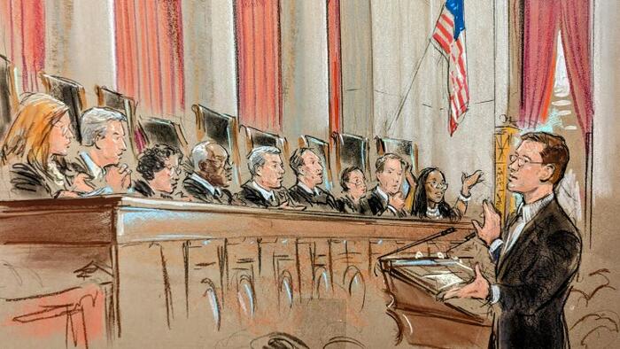 NextImg:The Constitutional Abyss: Justices Signal Desire To Avoid Both Cliffs On Presidential Immunity