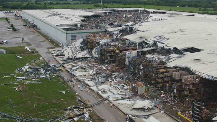 NextImg:Major Dollar Tree Warehouse Demolished By Tornado, May Spark Supply Chain Chaos
