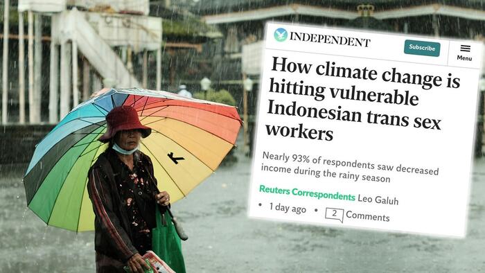 NextImg:Bizarre Reuters Article Warns Climate Change Is Hurting "Indonesian Trans Sex Workers"