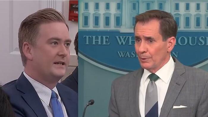 NextImg:Watch: Reporter Asks If Biden Should "Beef Up Iran Posture To Be More Than One Word"