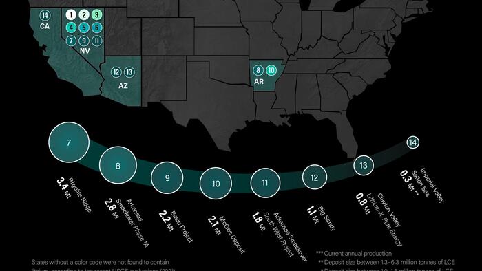 NextImg:White Gold: Mapping US Lithium Mines