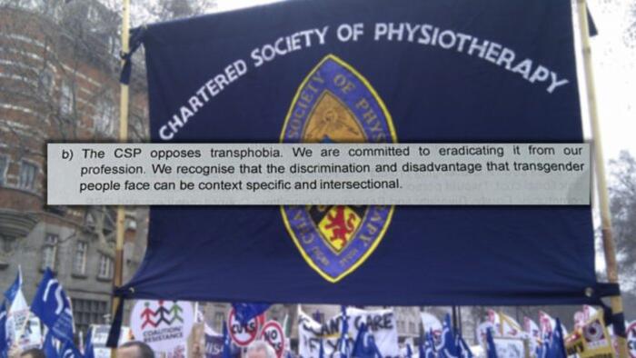 NextImg:UK Physiotherapist Leaders Announce Goal To "Eradicate" Critics Of Gender Ideology From The Profession