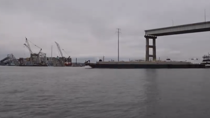 NextImg:Temporary Shipping Channel Reopens Near Baltimore Bridge Collapse For Small Vessels 