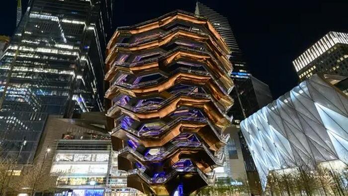 NextImg:"The Vessel" Hudson Yards Sculpture To Reopen With New Suicide Prevention Safeguards