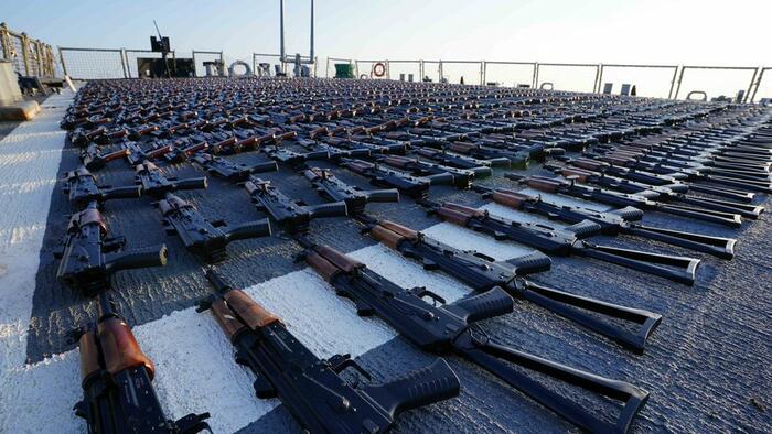 NextImg:US Sent Seized Iranian Weapons, Ammo To Ukraine As Resupply Efforts Hit Desperation