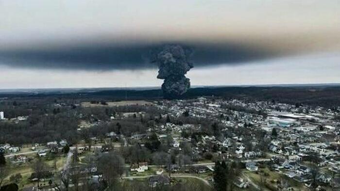 NextImg:Norfolk Southern To Pay $600 Million To East Palestine Over Toxic Train Derailment