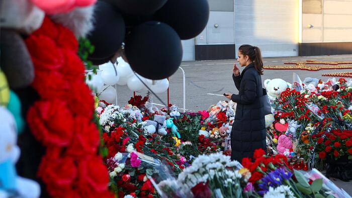 NextImg:Russia Probes 'Ukraine, US Ties' To Terror Attack As Putin Says Gunmen Did It "For Money"