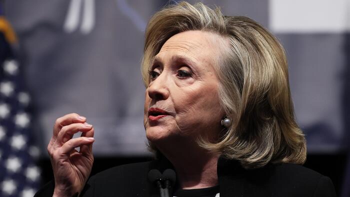 NextImg:Project Much? Hillary Clinton Claims Trump Wants To 'Kill, Imprison His Opposition'