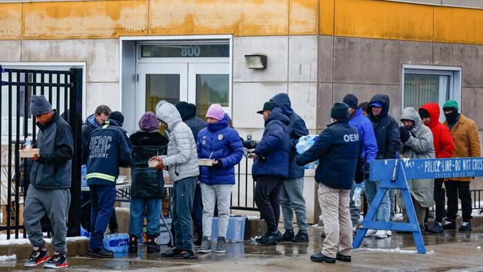 NextImg:Chicago Police Called To Illegal Immigrant Shelter Hundreds Of Times In 2023, Records Show
