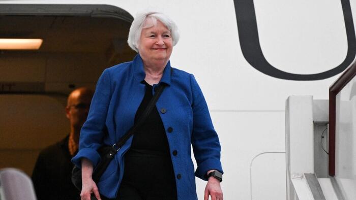 NextImg:Janet Yellen Arrives In China For High-Stakes Economic Meetings