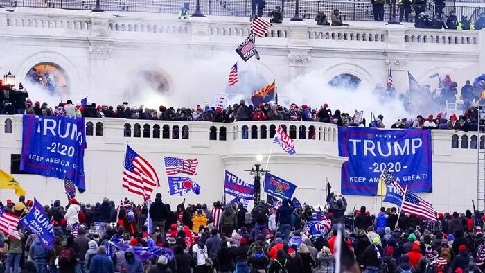 NextImg:Trump Accuses Biden Of Unfairly Targeting 71-Year-Old Jan. 6 'Hostage'