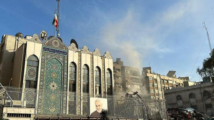 NextImg:Iranian Embassy In Syria Targeted By Large Israeli Airstrikes In Major Escalation