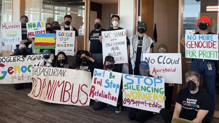 NextImg:Google Quickly Fires 28 Employees Who Protested Dealings With Israel