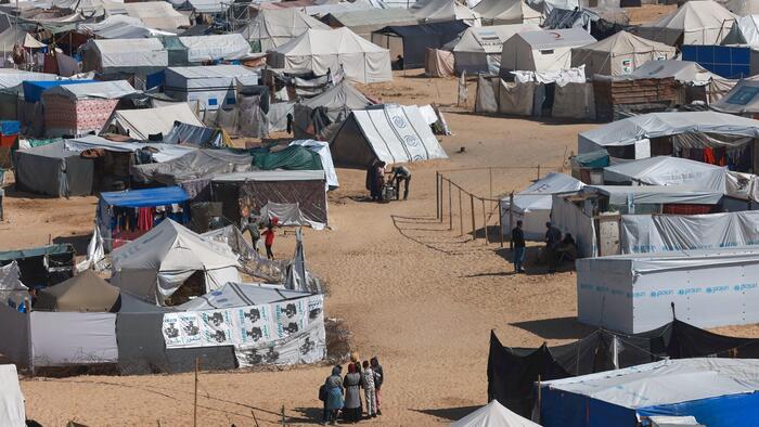 NextImg:Israel Prepares Rafah Evacuation With Help From US, Egypt - New Tent City Erected