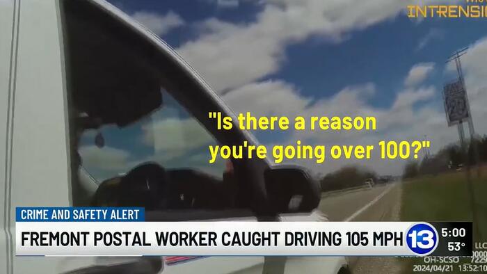 NextImg:Ohio Postal Worker Hit 100MPH In Mail Van While Racing Mustang