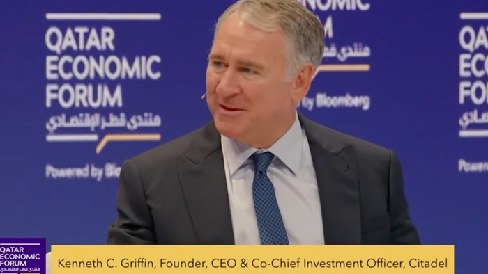 NextImg:Citadel's Ken Griffin Tells Qatar Audience: American Campus Chaos Is "Anarchy"