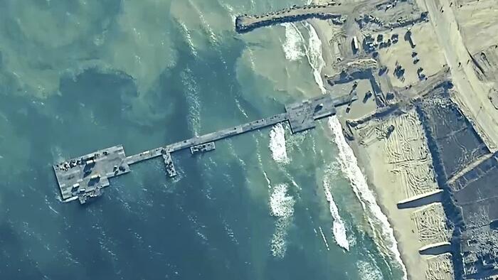 NextImg:US Service Member Critically Injured In Gaza Pier Op To Bypass Israeli Blockade