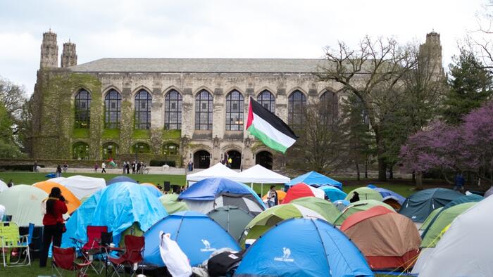 NextImg:The Path Of Least Resistance: Northwestern Reaches Controversial Settlement With Pro-Palestinian Protesters