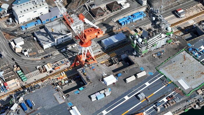 NextImg:Security Scandal: Chinese Drone Hovers Over US Nuclear-Powered Supercarrier In Japan
