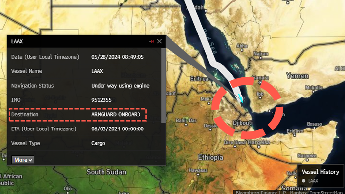 NextImg:Greek-Owned Bulk Carrier Taking On Water After Missile Strike In Red Sea