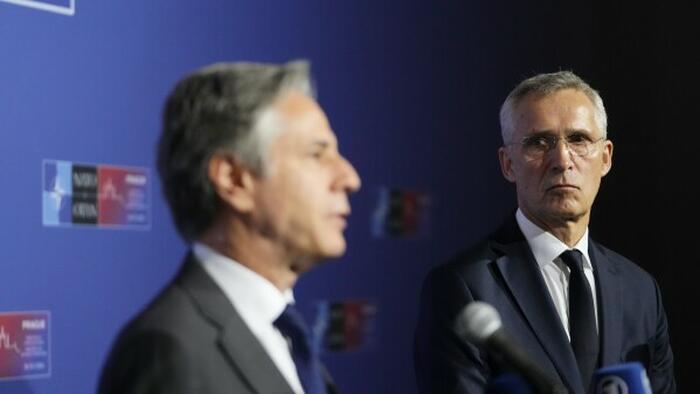 NextImg:Blinken To NATO Leaders: Ukraine Has 'Strong & Well-Lit Bridge To Membership'