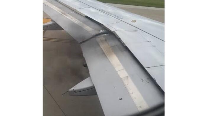 NextImg:United Airlines Plane Catches Fire At Chicago’s O'Hare Airport