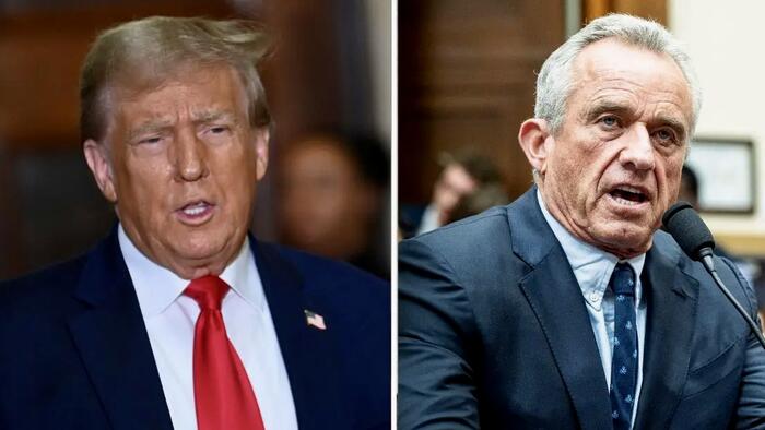 NextImg:RFK Jr Challenges Trump To Debate At Libertarian Convention