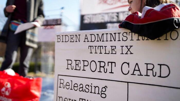 NextImg:Title IX Rules: 6 More States Sue Biden Admin Over "Radical And Illegal" Changes