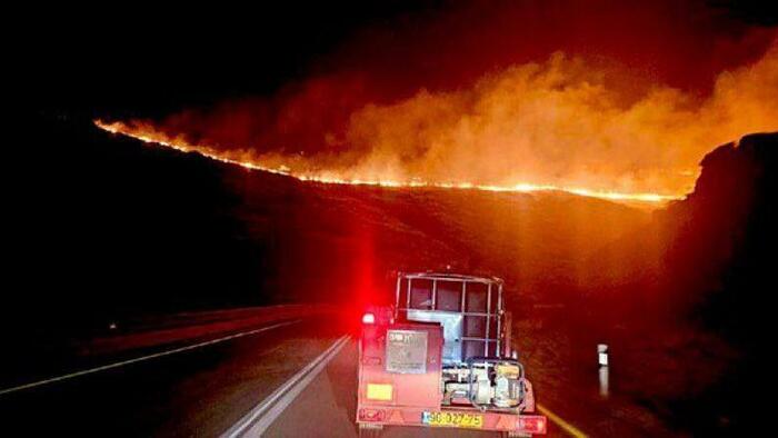 NextImg:Watch: Northern Israel Is Literally On Fire After Hezbollah Attacks