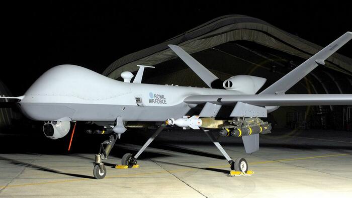 NextImg:Watch: Houthis Shoot Down A 4th US Reaper Drone