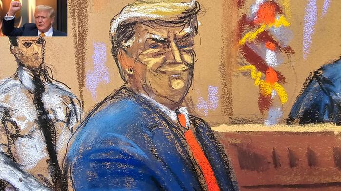 NextImg:Rabo: "Hush Money Trial Could Not Only Boost Trump's Odds Of Winning, But Also Taking The House And Senate"