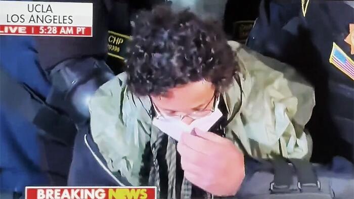 NextImg:Watch: LAPD Unmasks UCLA Agitators