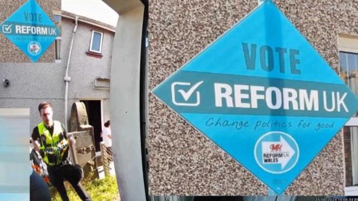 NextImg:Welsh Police Pay Home Visit To Man For Displaying Reform UK Political Sign
