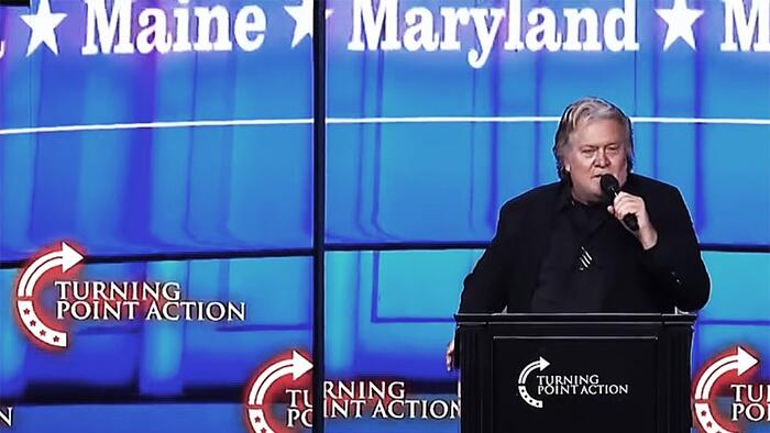 NextImg:Steve Bannon Predicts Leftists Will Sentence Trump To "Multiple Years In Prison"