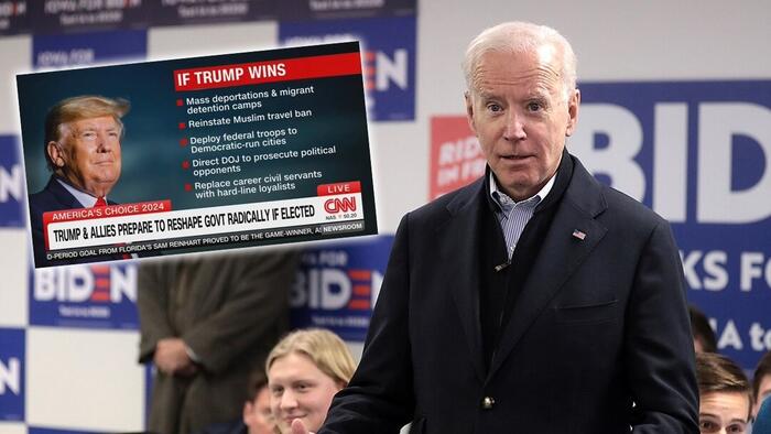 NextImg:Biden Post Has Many Americans Asking "Why Are You Campaigning For Trump?"