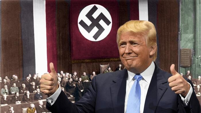 NextImg:Biden Campaign (Again) Claims Trump "Has Praised The Third Reich"
