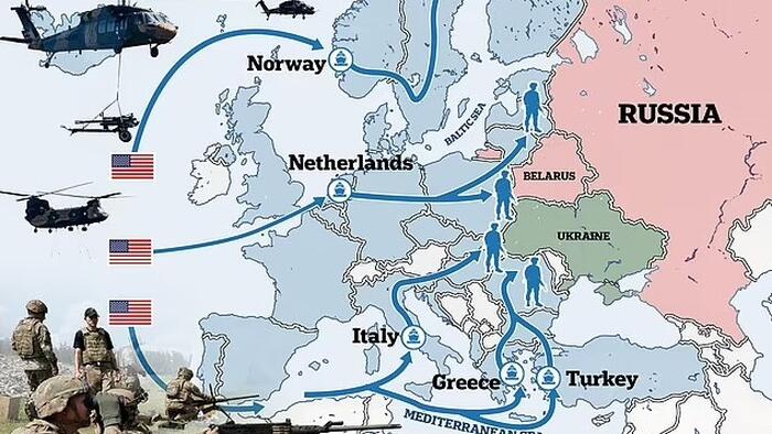 NextImg:Report Details US Troop 'Land Corridors' In Event Of European Ground War With Russia