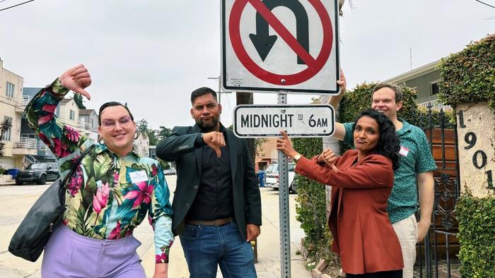 NextImg:LA City Council Removes U-Turn Signs In Gay Neighborhood Because They Are "Homophobic"