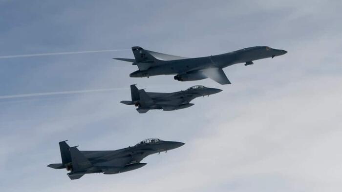 NextImg:US Bombers Drop Live Munitions In Threat To North Korea