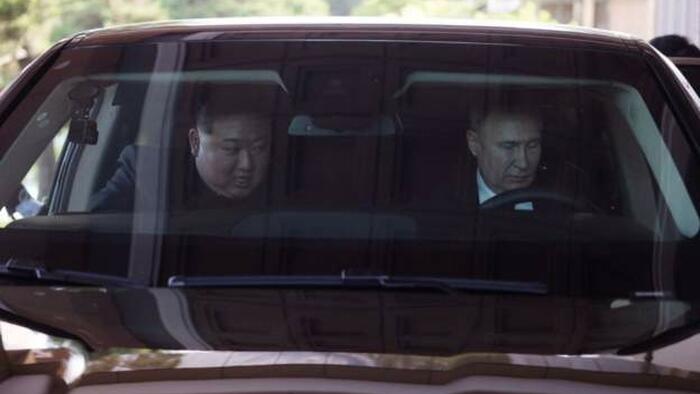 NextImg:Putin & Kim Sign Pact Vowing Mutual Defense If Attacked