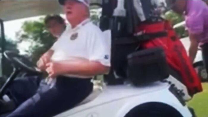 NextImg:Watch: Leaked Video Shows Trump Call Biden "Broken Down Pile Of Crap", Kamala Is "So F**king Bad"