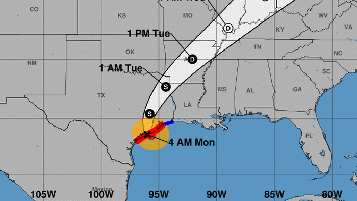 NextImg:Cat. 1 Hurricane Beryl Makes Landfall In Texas