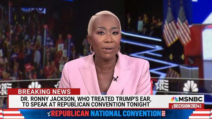 NextImg:MSNBC's Joy Reid Compares Biden Getting COVID To Trump Getting Shot
