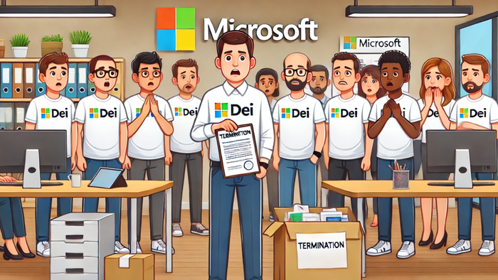 NextImg:Microsoft Cuts DEI Team: "No Longer Business Critical" 
