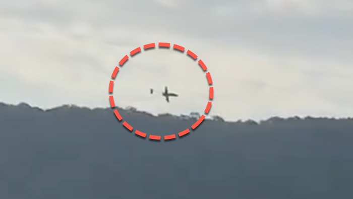 NextImg:Dramatic Footage Shows Ukrainian Drone Striking Russia's Major Black Sea Refinery