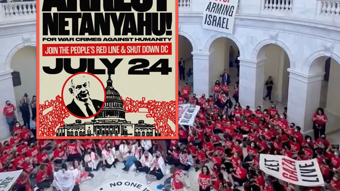 NextImg:Netanyahu Faces 'Day Of Rage' Pro-Palestinian Protest In DC As Many "Willing To Get Arrested This Time"